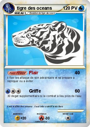 Pokemon tigre des oceans