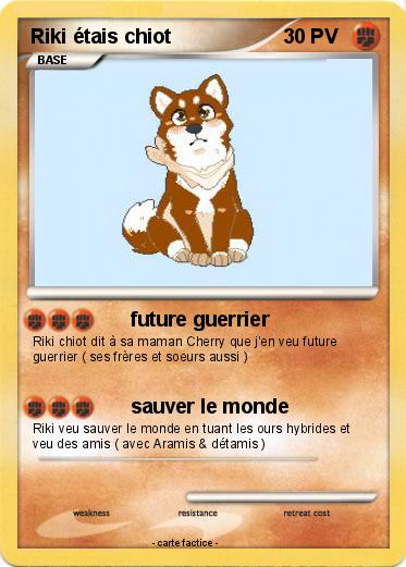 Pokemon Riki étais chiot