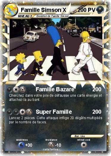 Pokemon Famille Simson X