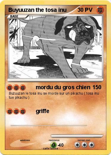 Pokemon Buyuuzan the tosa inu