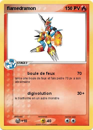 Pokemon flamedramon