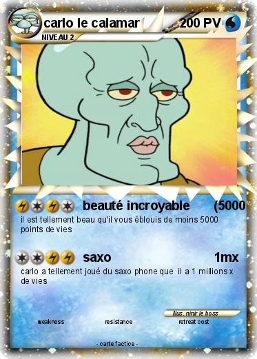 Pokemon carlo le calamar
