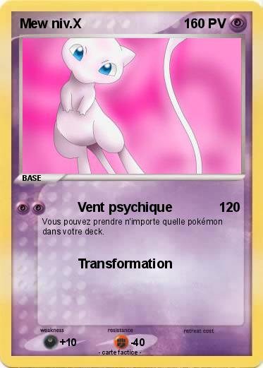 Pokemon Mew niv.X