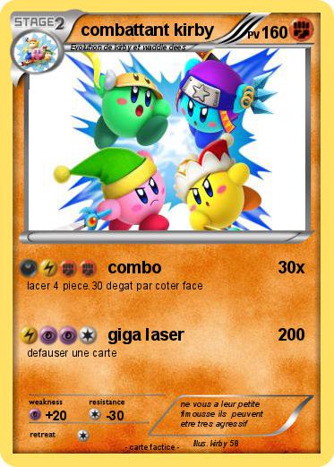 Pokemon combattant kirby