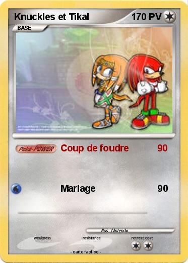 Pokemon Knuckles et Tikal