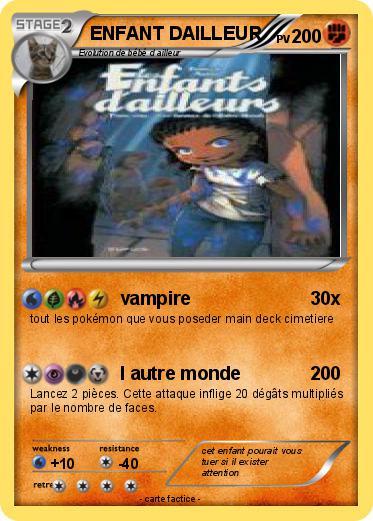 Pokemon ENFANT DAILLEUR