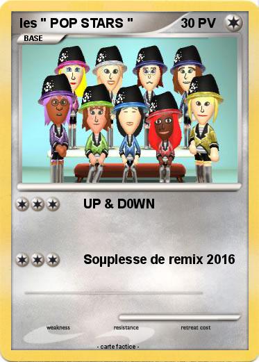 Pokemon les " POP STARS "