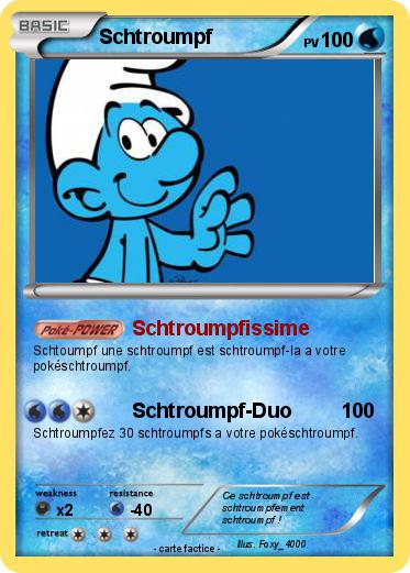 Pokemon Schtroumpf