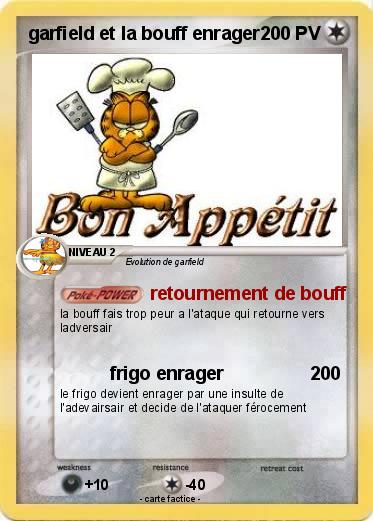 Pokemon garfield et la bouff enrager