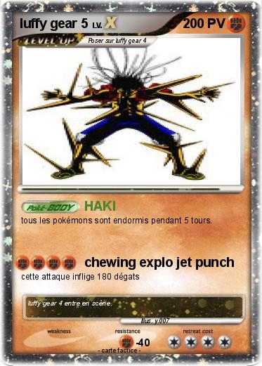 Pokemon luffy gear 5