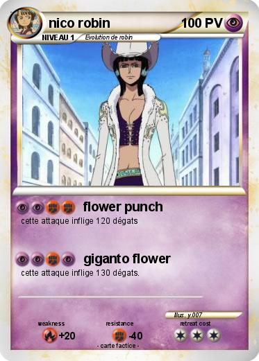 Pokemon nico robin