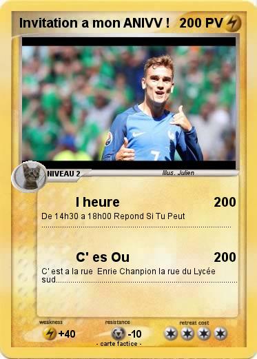 Pokemon Invitation a mon ANIVV !