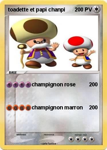 Pokemon toadette et papi chanpi
