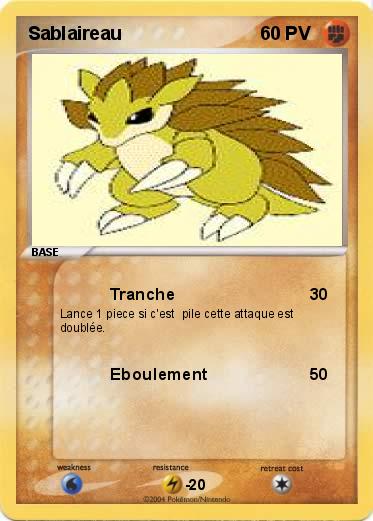 Pokemon Sablaireau