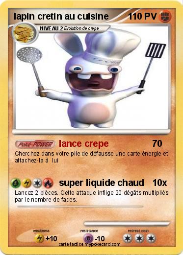 Pokemon lapin cretin au cuisine