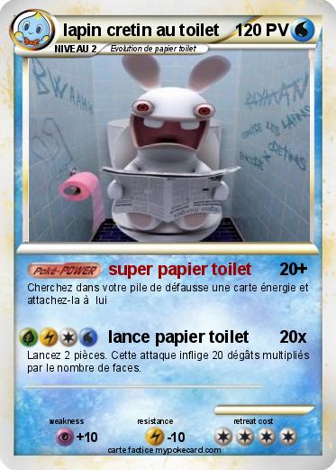 Pokemon lapin cretin au toilet