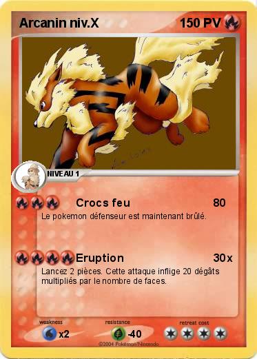 Pokemon Arcanin niv.X