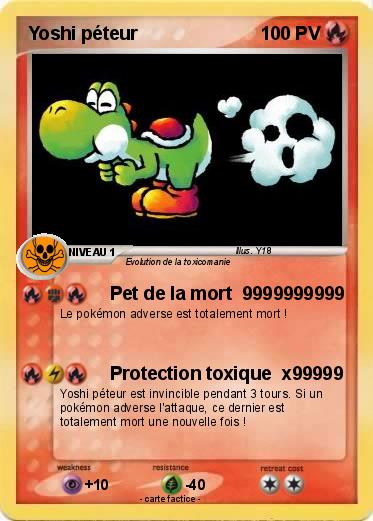Pokemon Yoshi péteur