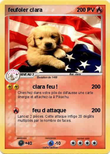 Pokemon feufoler clara