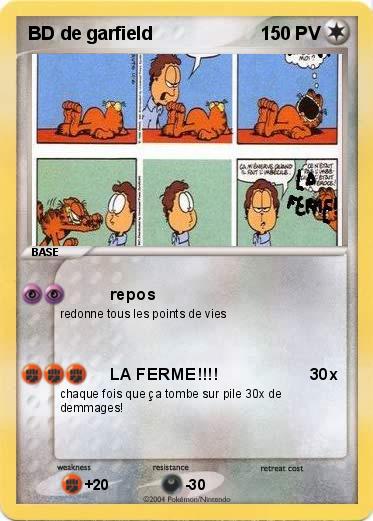 Pokemon BD de garfield
