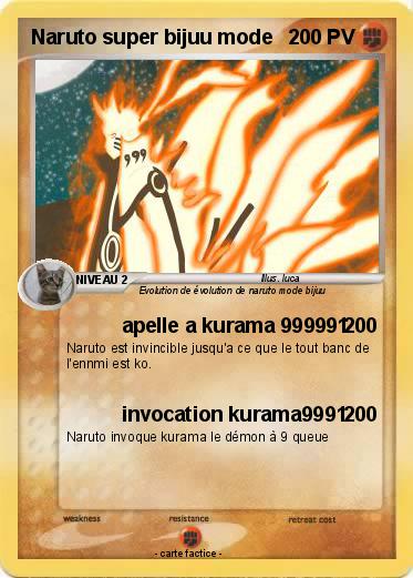 Pokemon Naruto super bijuu mode
