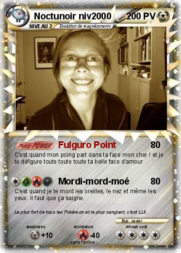 Pokemon Noctunoir niv2000