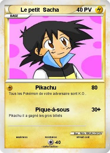 Pokemon Le petit  Sacha