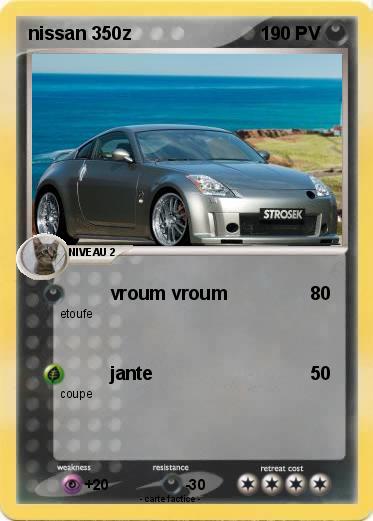 Pokemon nissan 350z