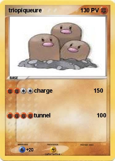 Pokemon triopiqueure