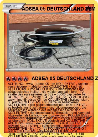 Pokemon ADSEA 05 DEUTSCHLAND ZEM ™ HLY 70 AA KOLLEKTIVE DEUTSCHLAND IME DEUTSCHLAND