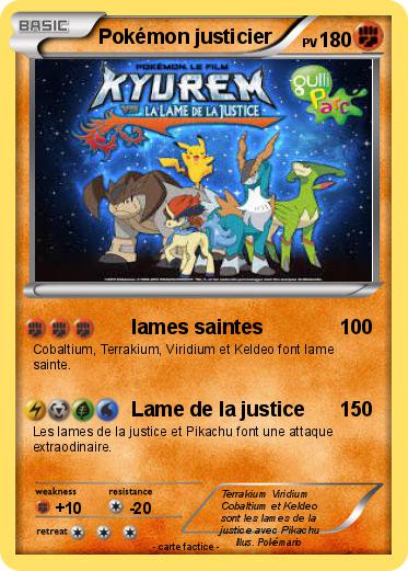Pokemon Pokémon justicier