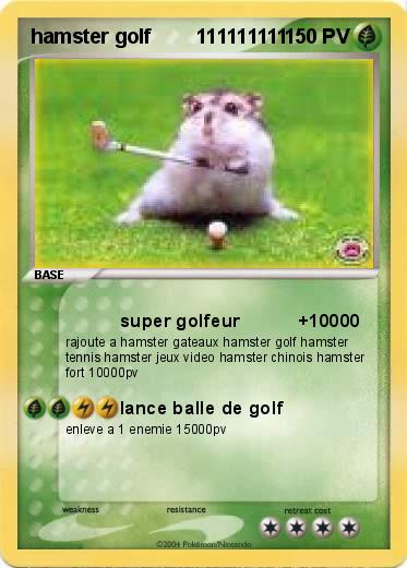 Pokemon hamster golf        111111111