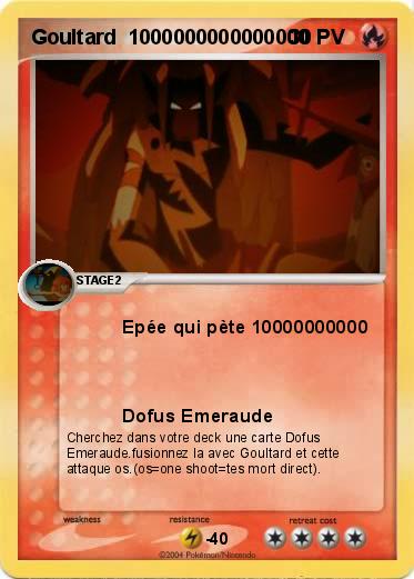 Pokemon Goultard  1000000000000000
