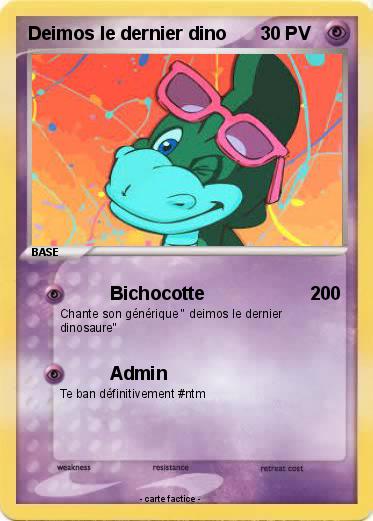 Pokemon Deimos le dernier dino