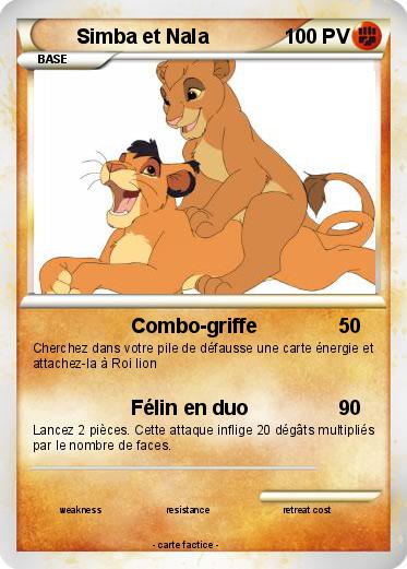 Pokemon Simba et Nala
