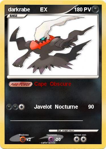 Pokemon darkrabe       EX