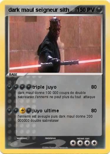 Pokemon dark maul seigneur sith 