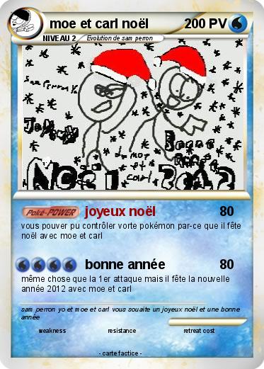 Pokemon moe et carl noël