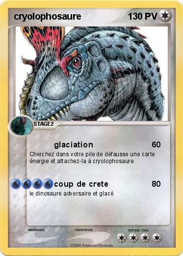 Pokemon cryolophosaure