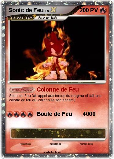 Pokemon Sonic de Feu