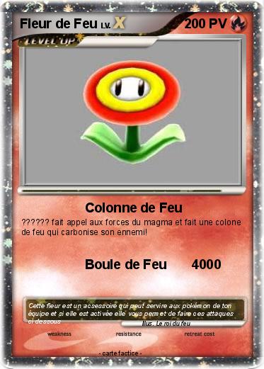 Pokemon Fleur de Feu
