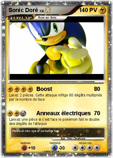 Pokemon Sonic Doré