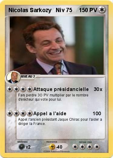 Pokemon Nicolas Sarkozy   Niv 75
