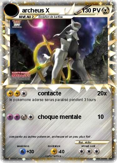 Pokemon archeus X