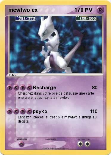 Pokemon mewtwo ex                        1