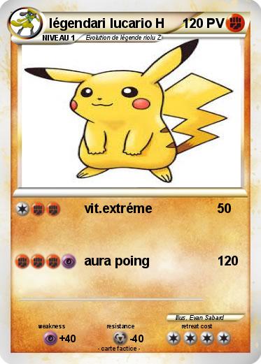 Pokemon légendari lucario H
