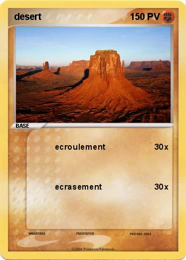 Pokemon desert