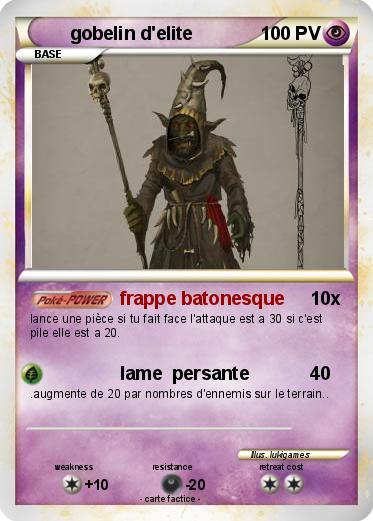 Pokemon gobelin d'elite