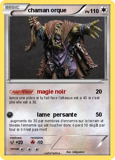 Pokemon chaman orque