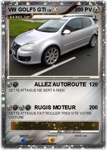 Pokemon VW GOLF5 GTI